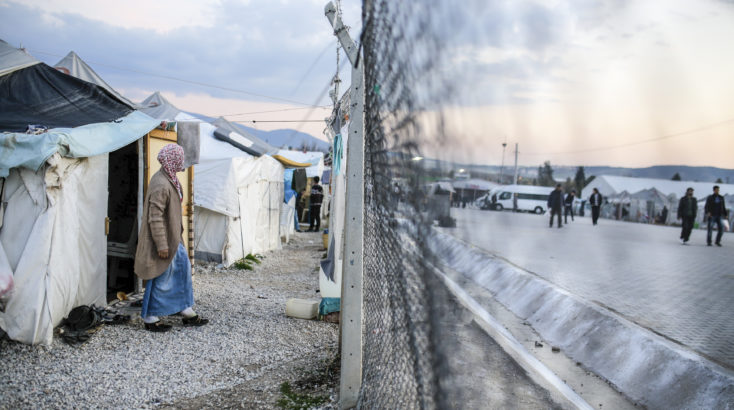 General view of the Osmaniye Cevdetiye Camp, in Turkey on 10th of February, 2016 during a visit by the BUG - Committee on Budgets Delegation of the European Parliament.