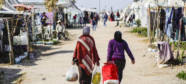 General view of the Osmaniye Cevdetiye Camp, in Turkey on 10th of February, 2016 during a visit by the BUG - Committee on Budgets Delegation of the European Parliament.
